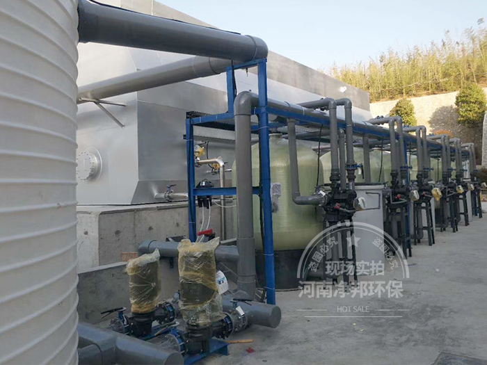 河北保定60噸水廠除氟飲水工程